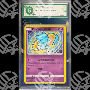 Mew Iridescente Leggende Iridescenti - 40 - GRAAD 5 - Warcard - Gradate i prezzi più bassi sul mercato, solo da www.warcardshop.com! Carte singole, box, buste e mazzi.