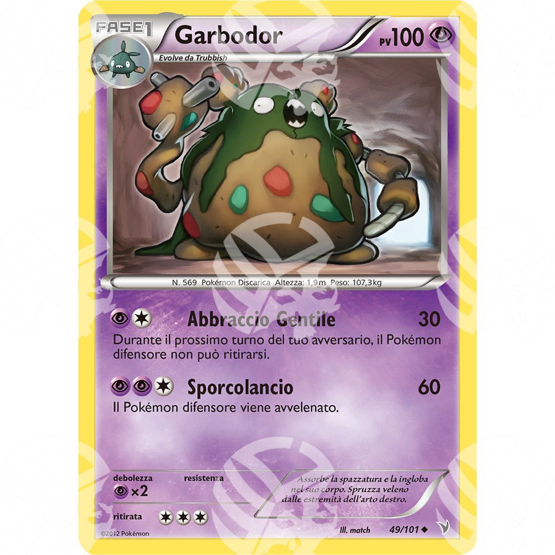 Vittorie Regali - Garbodor - 49/101 - Warcard - Vittorie Regali - Garbodor - 49/101 i prezzi più bassi sul mercato, solo da www.warcardshop.com! Carte singole, box, buste e mazzi.