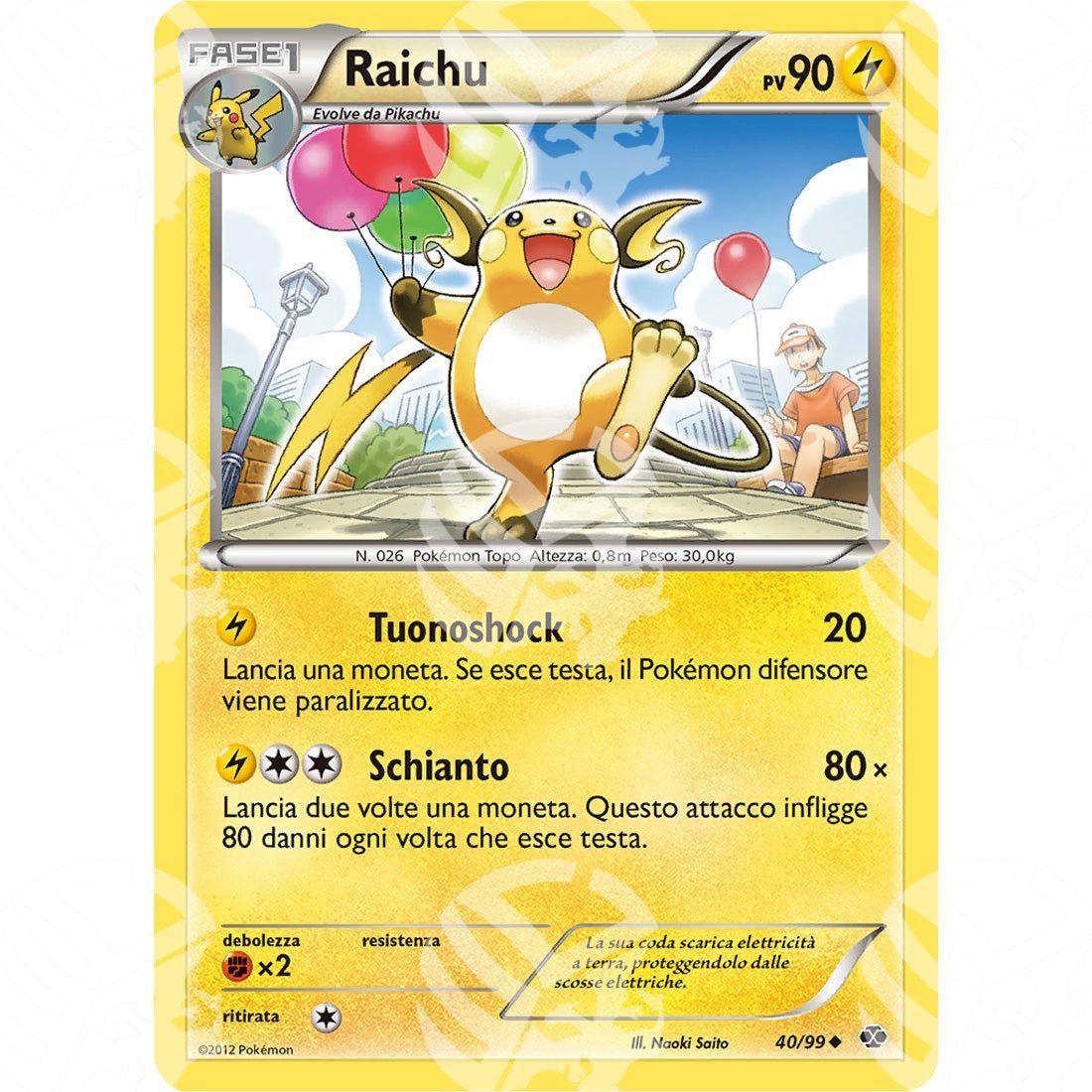 Destini Futuri - Raichu - 40/99 - Warcard - Destini Futuri - Raichu - 40/99 i prezzi più bassi sul mercato, solo da www.warcardshop.com! Carte singole, box, buste e mazzi.