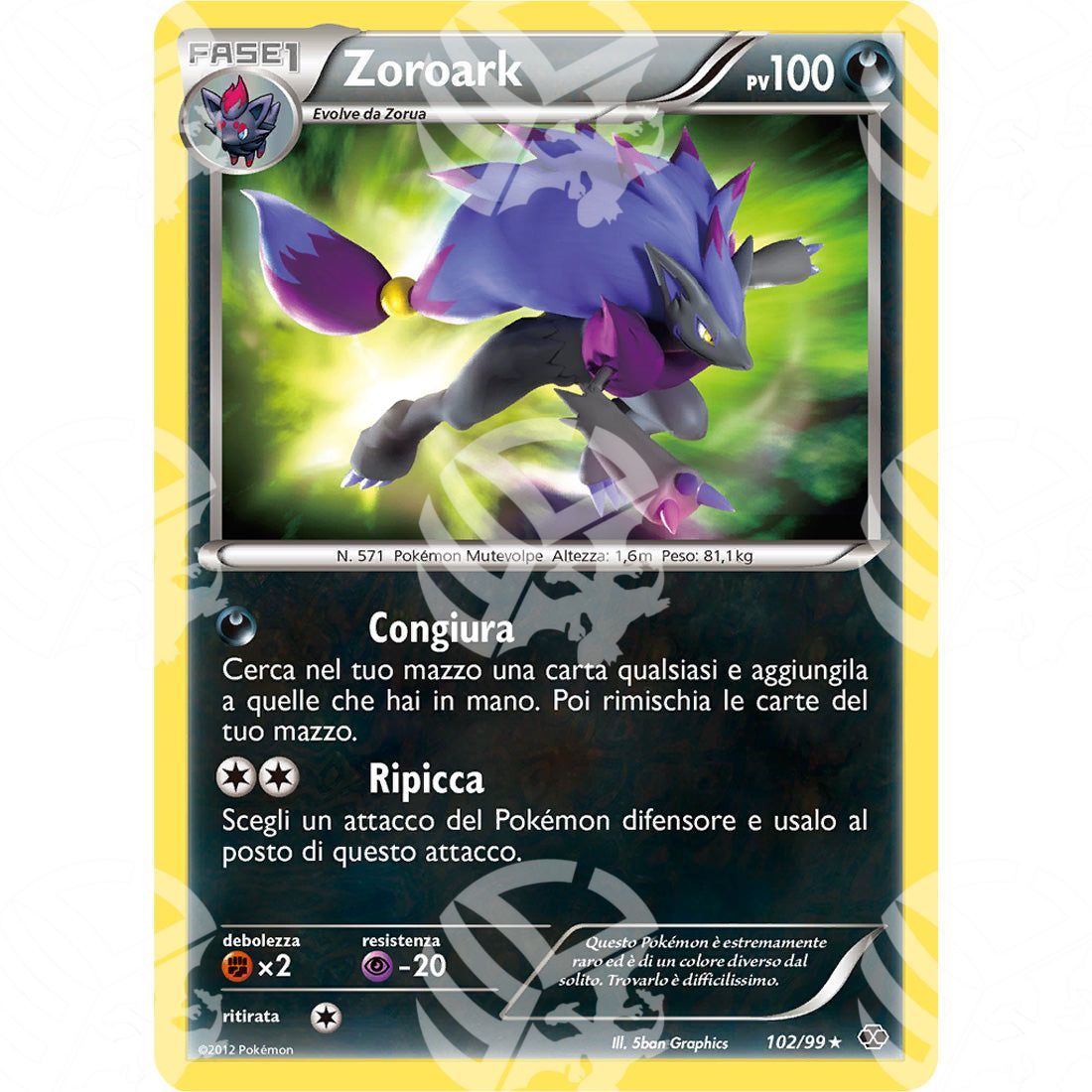 Destini Futuri - Zoroark - Secret Rare 102/99 - Warcard - Destini Futuri - Zoroark - Secret Rare 102/99 i prezzi più bassi sul mercato, solo da www.warcardshop.com! Carte singole, box, buste e mazzi.