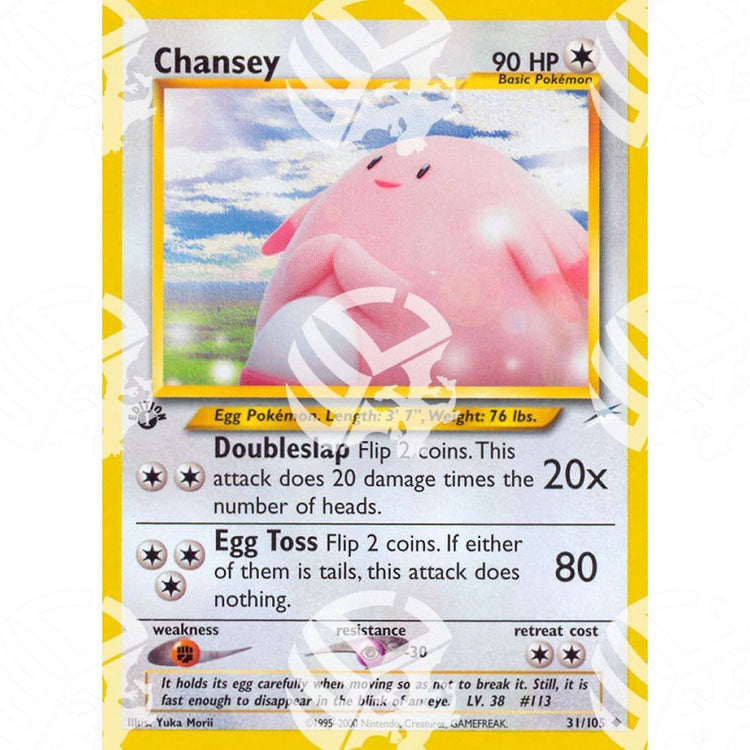 Neo Destiny - Chansey - 31/105 - Warcard - Neo Destiny - Chansey - 31/105 i prezzi più bassi sul mercato, solo da www.warcardshop.com! Carte singole, box, buste e mazzi.