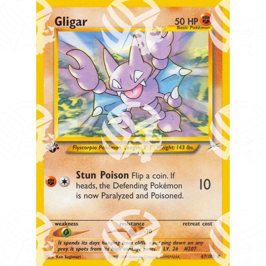 Neo Destiny - Gligar - 67/105 - Warcard - Neo Destiny - Gligar - 67/105 i prezzi più bassi sul mercato, solo da www.warcardshop.com! Carte singole, box, buste e mazzi.