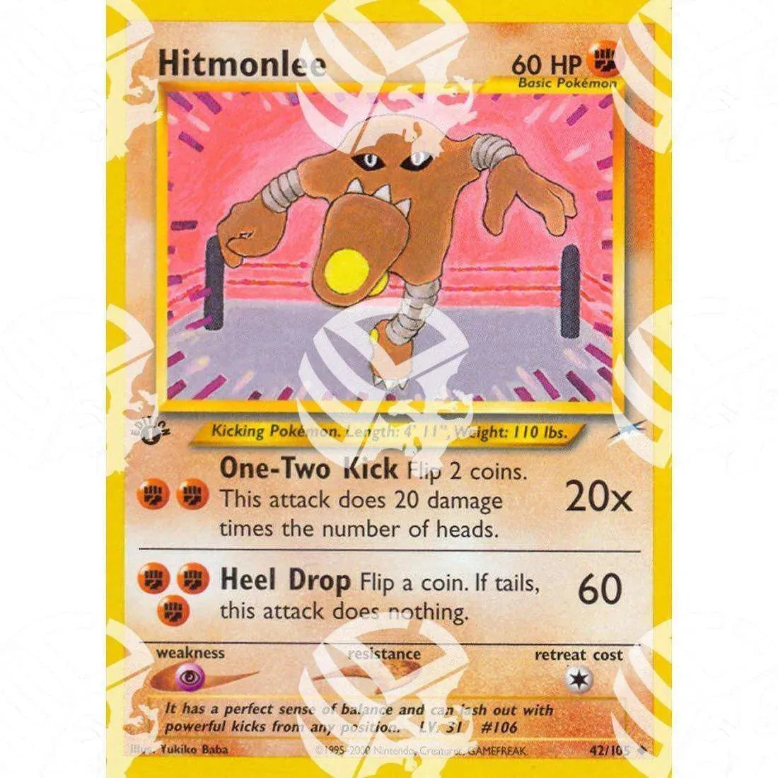 Neo Destiny - Hitmonlee - 42/105 - Warcard - Neo Destiny - Hitmonlee - 42/105 i prezzi più bassi sul mercato, solo da www.warcardshop.com! Carte singole, box, buste e mazzi.