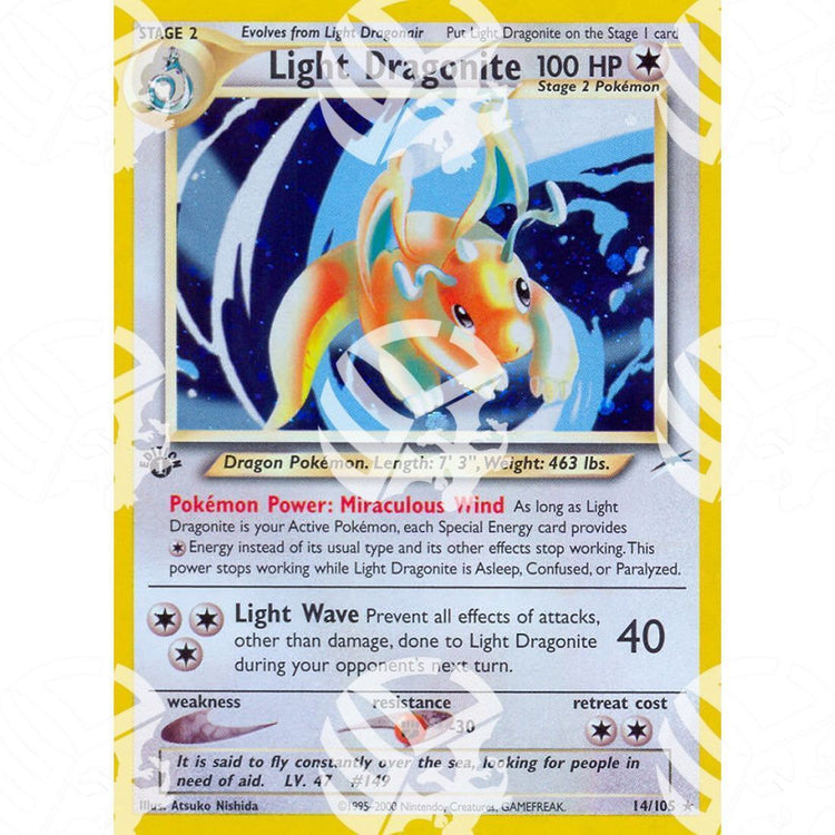 Neo Destiny - Light Dragonite - Holo Rare 14/105 - Warcard - Neo Destiny - Light Dragonite - Holo Rare 14/105 i prezzi più bassi sul mercato, solo da www.warcardshop.com! Carte singole, box, buste e mazzi.