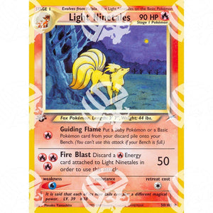 Neo Destiny - Light Ninetales - 50/105 - Warcard - Neo Destiny - Light Ninetales - 50/105 i prezzi più bassi sul mercato, solo da www.warcardshop.com! Carte singole, box, buste e mazzi.