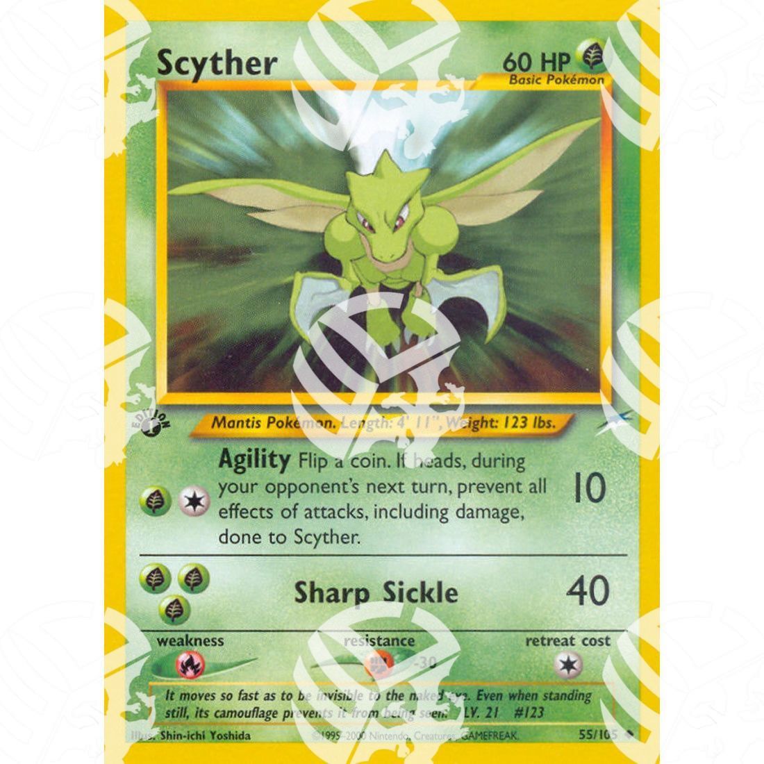 Neo Destiny - Scyther - 55/105 - Warcard - Neo Destiny - Scyther - 55/105 i prezzi più bassi sul mercato, solo da www.warcardshop.com! Carte singole, box, buste e mazzi.