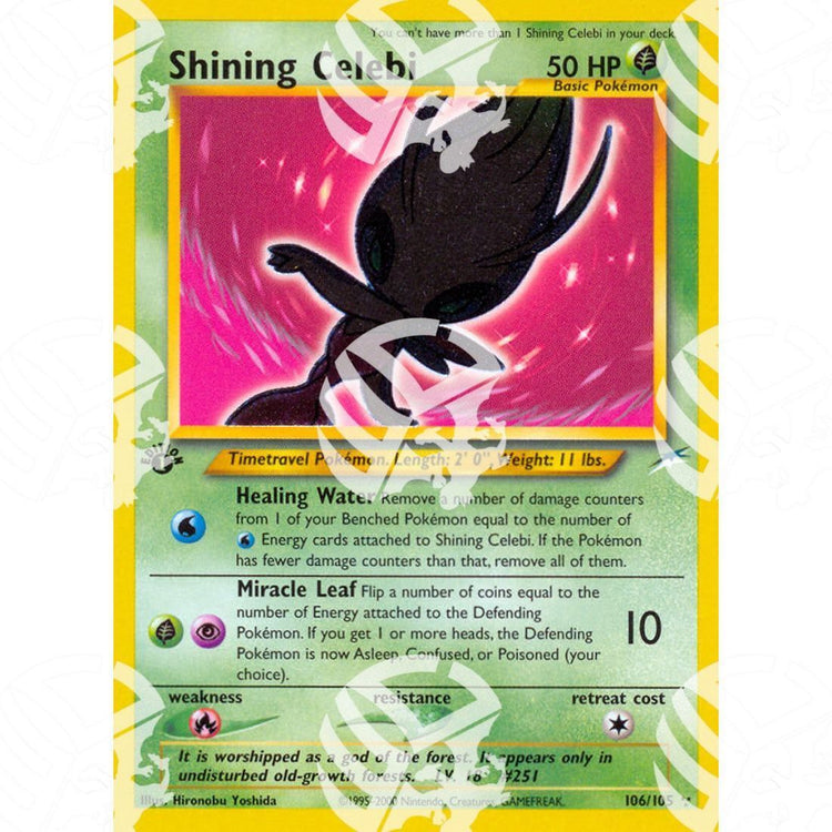 Neo Destiny - Shining Celebi - 106/105 - Warcard - Neo Destiny - Shining Celebi - 106/105 i prezzi più bassi sul mercato, solo da www.warcardshop.com! Carte singole, box, buste e mazzi.