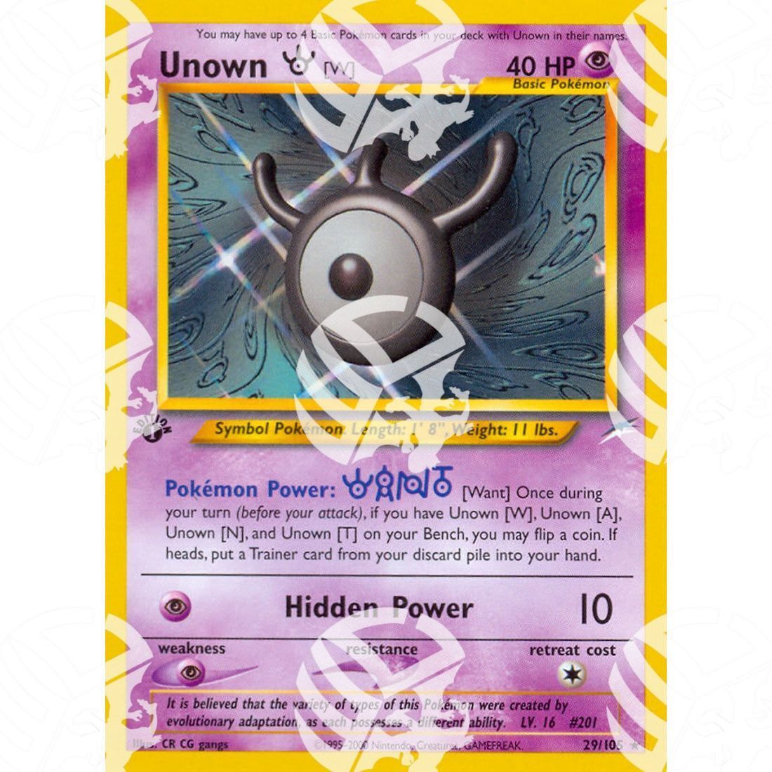 Neo Destiny - Unown W - 29/105 - Warcard - Neo Destiny - Unown W - 29/105 i prezzi più bassi sul mercato, solo da www.warcardshop.com! Carte singole, box, buste e mazzi.