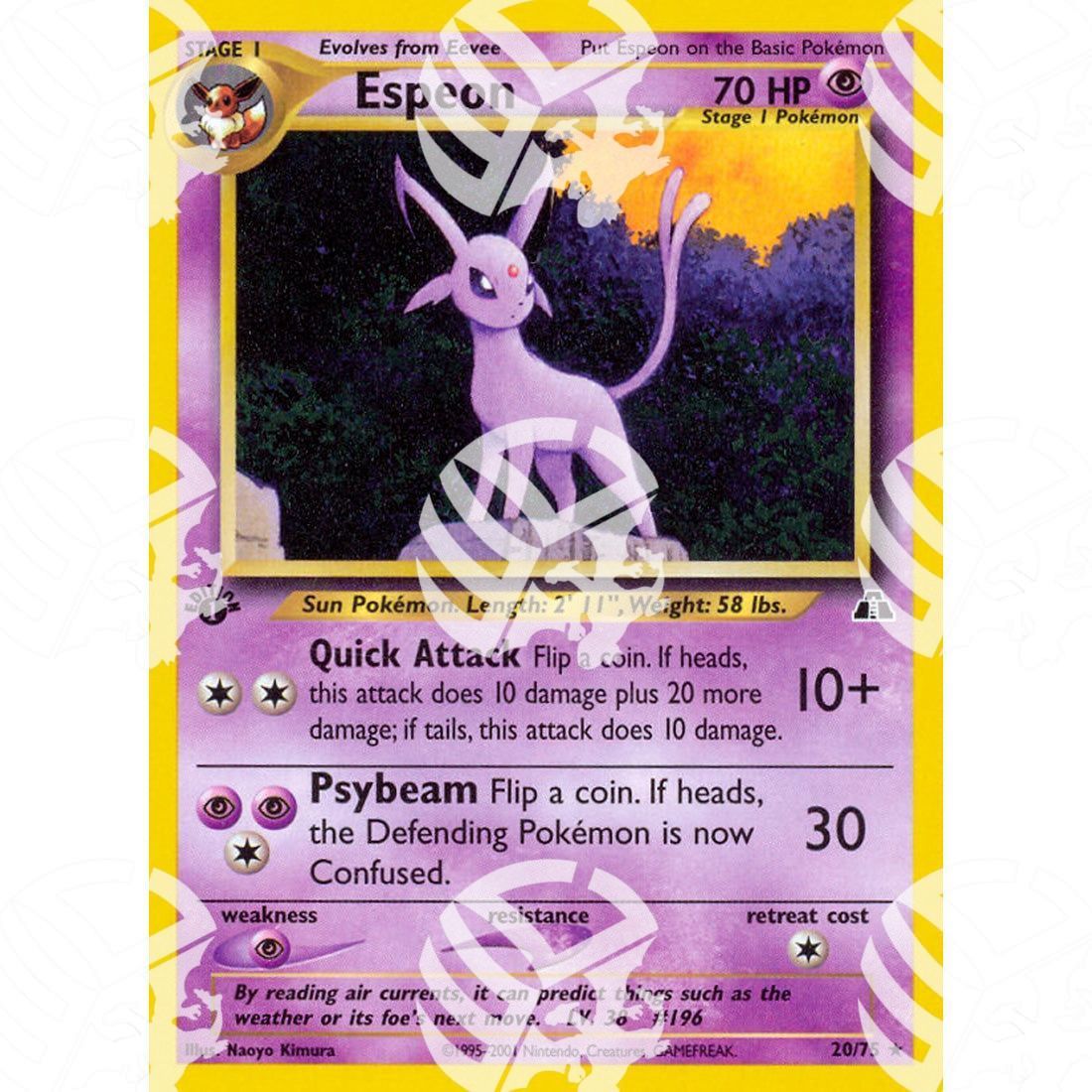 Neo Discovery - Espeon - 20/75 - Warcard - Neo Discovery - Espeon - 20/75 i prezzi più bassi sul mercato, solo da www.warcardshop.com! Carte singole, box, buste e mazzi.