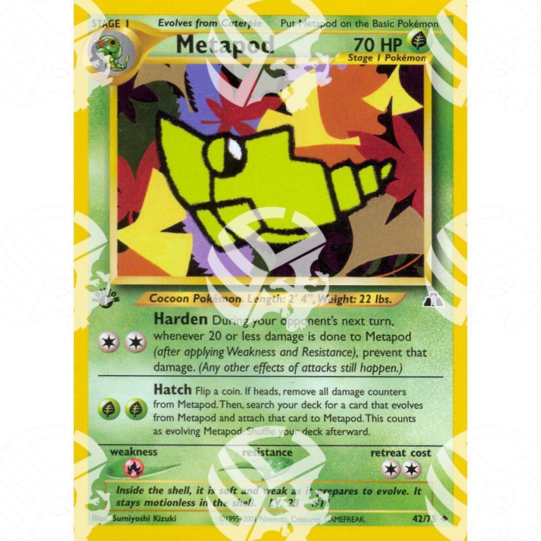 Neo Discovery - Metapod - 42/75 - Warcard - Neo Discovery - Metapod - 42/75 i prezzi più bassi sul mercato, solo da www.warcardshop.com! Carte singole, box, buste e mazzi.