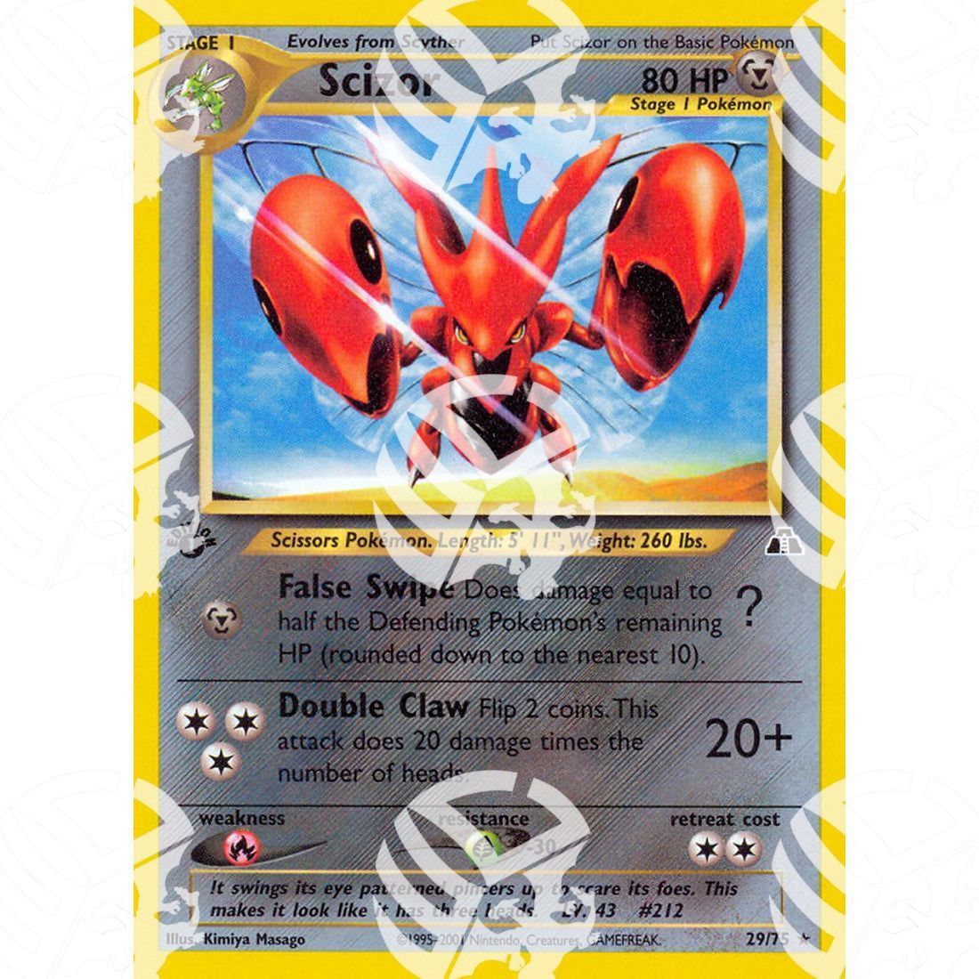 Neo Discovery - Scizor - 29/75 - Warcard - Neo Discovery - Scizor - 29/75 i prezzi più bassi sul mercato, solo da www.warcardshop.com! Carte singole, box, buste e mazzi.