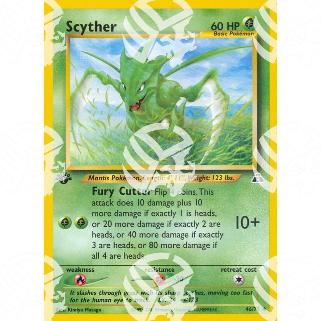 Neo Discovery - Scyther - 46/75 - Warcard - Neo Discovery - Scyther - 46/75 i prezzi più bassi sul mercato, solo da www.warcardshop.com! Carte singole, box, buste e mazzi.