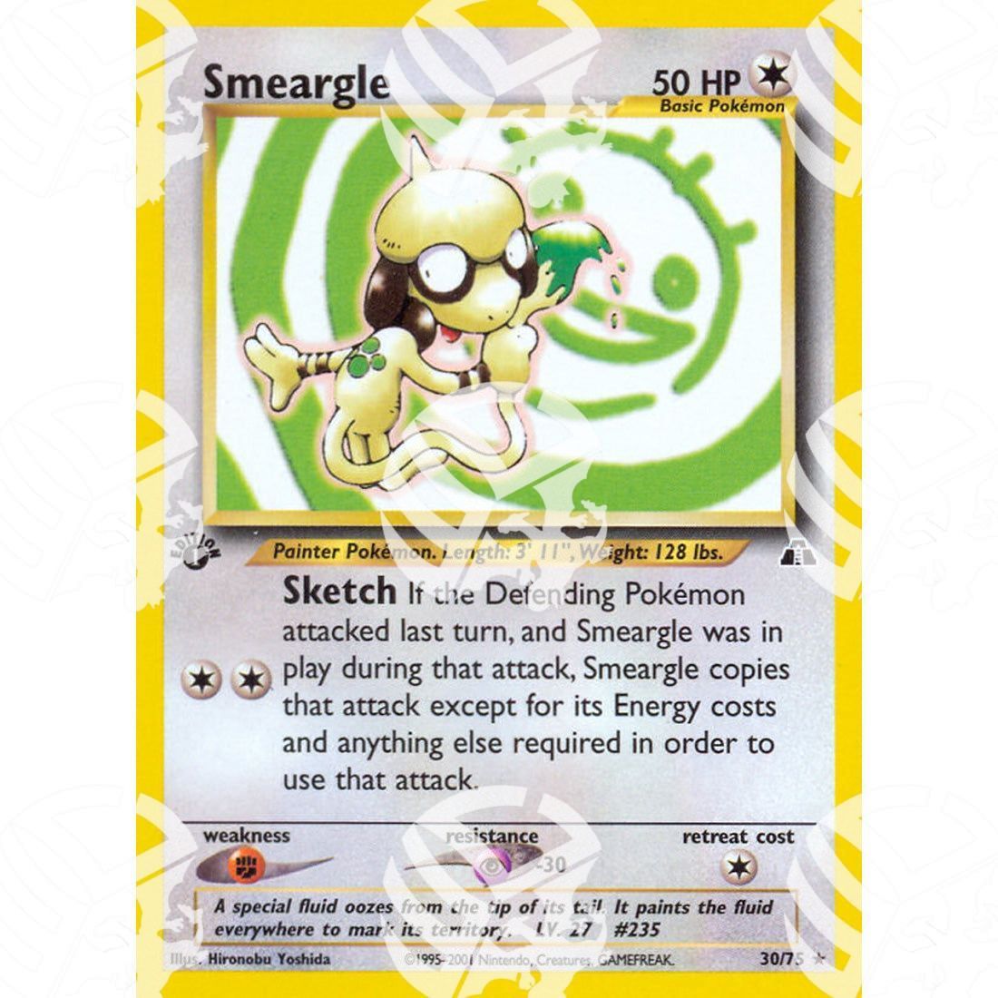 Neo Discovery - Smeargle - 30/75 - Warcard - Neo Discovery - Smeargle - 30/75 i prezzi più bassi sul mercato, solo da www.warcardshop.com! Carte singole, box, buste e mazzi.