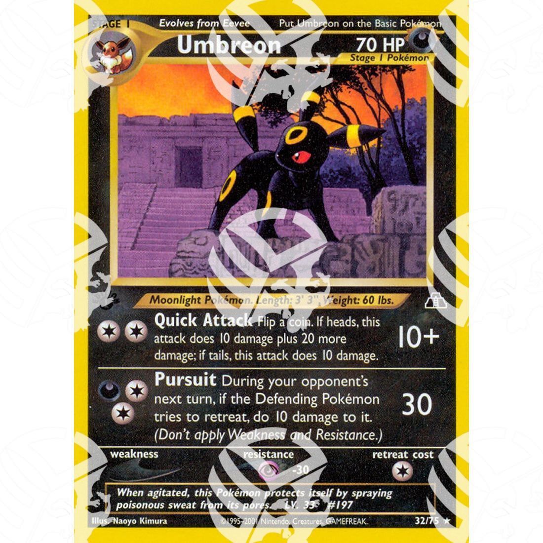 Neo Discovery - Umbreon - 32/75 - Warcard - Neo Discovery - Umbreon - 32/75 i prezzi più bassi sul mercato, solo da www.warcardshop.com! Carte singole, box, buste e mazzi.