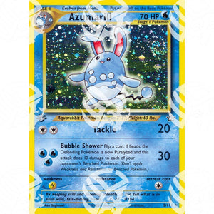 Neo Genesis - Azumarill - Holo Rare 2/111 - Warcard - Neo Genesis - Azumarill - Holo Rare 2/111 i prezzi più bassi sul mercato, solo da www.warcardshop.com! Carte singole, box, buste e mazzi.