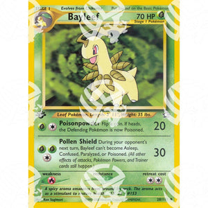 Neo Genesis - Bayleef - 28/111 - Warcard - Neo Genesis - Bayleef - 28/111 i prezzi più bassi sul mercato, solo da www.warcardshop.com! Carte singole, box, buste e mazzi.