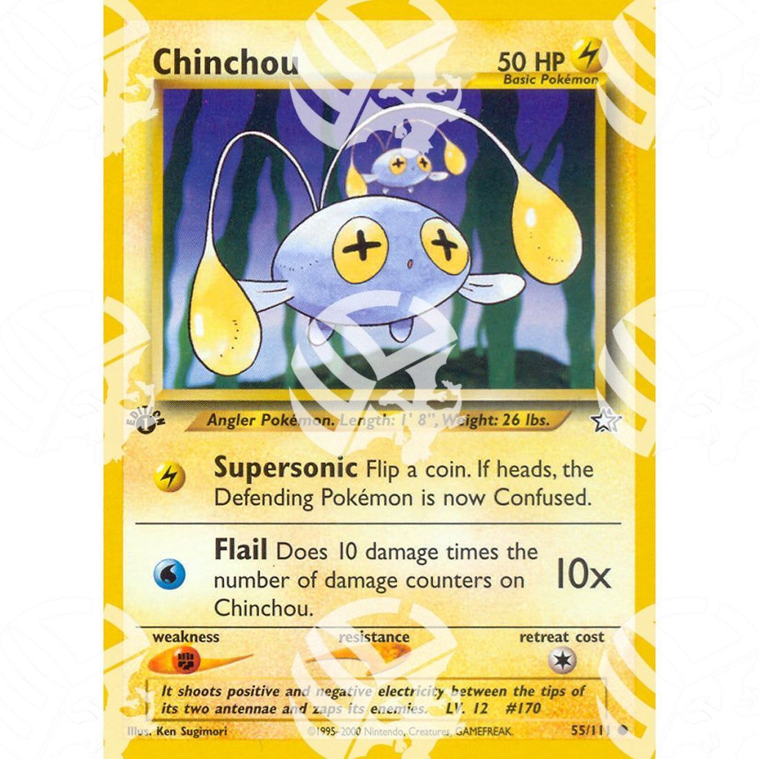 Neo Genesis - Chinchou - 55/111 - Warcard - Neo Genesis - Chinchou - 55/111 i prezzi più bassi sul mercato, solo da www.warcardshop.com! Carte singole, box, buste e mazzi.