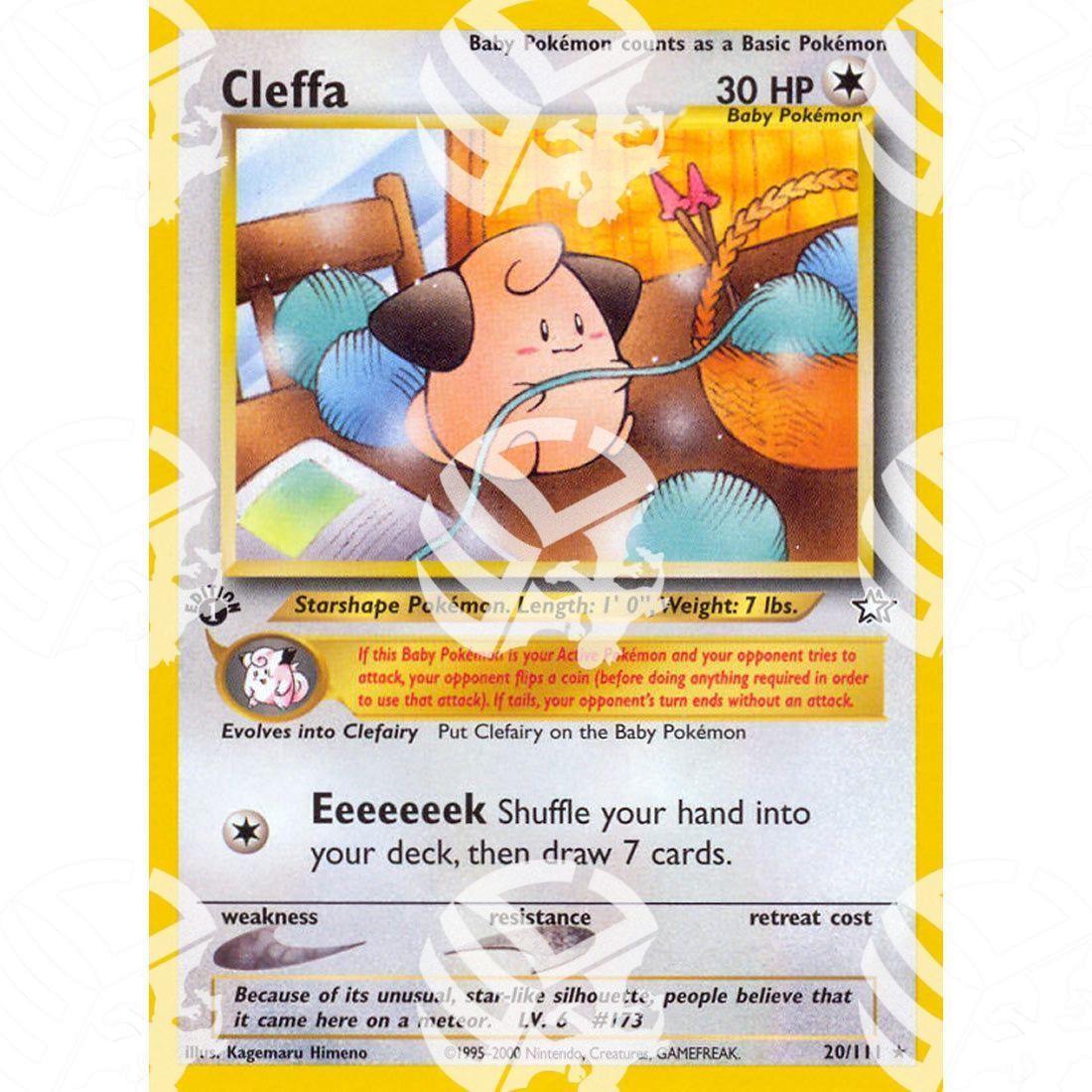 Neo Genesis - Cleffa - 20/111 - Warcard - Neo Genesis - Cleffa - 20/111 i prezzi più bassi sul mercato, solo da www.warcardshop.com! Carte singole, box, buste e mazzi.