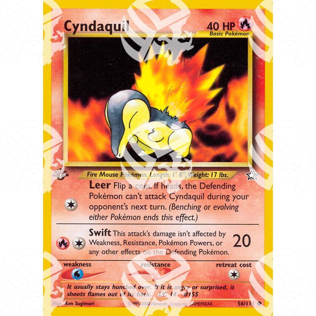 Neo Genesis - Cyndaquil - 56/111 - Warcard - Neo Genesis - Cyndaquil - 56/111 i prezzi più bassi sul mercato, solo da www.warcardshop.com! Carte singole, box, buste e mazzi.