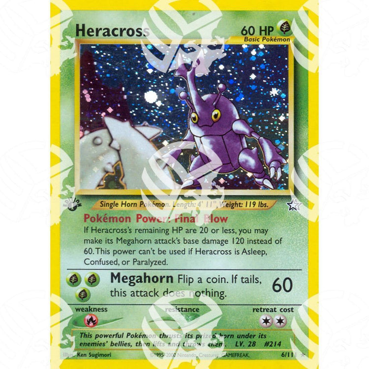 Neo Genesis - Heracross - Holo Rare 6/111 - Warcard - Neo Genesis - Heracross - Holo Rare 6/111 i prezzi più bassi sul mercato, solo da www.warcardshop.com! Carte singole, box, buste e mazzi.