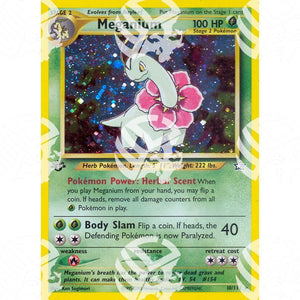 Neo Genesis - Meganium - Holo Rare 10/111 - Warcard - Neo Genesis - Meganium - Holo Rare 10/111 i prezzi più bassi sul mercato, solo da www.warcardshop.com! Carte singole, box, buste e mazzi.