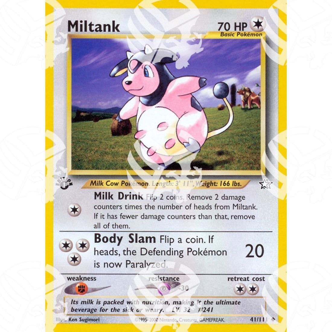 Neo Genesis - Miltank - 41/111 - Warcard - Neo Genesis - Miltank - 41/111 i prezzi più bassi sul mercato, solo da www.warcardshop.com! Carte singole, box, buste e mazzi.