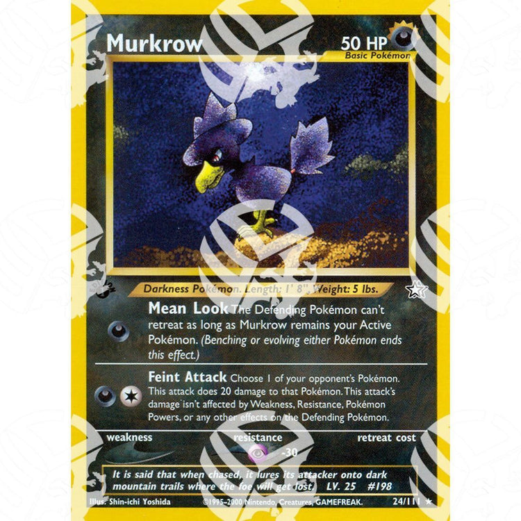 Neo Genesis - Murkrow - 24/111 - Warcard - Neo Genesis - Murkrow - 24/111 i prezzi più bassi sul mercato, solo da www.warcardshop.com! Carte singole, box, buste e mazzi.