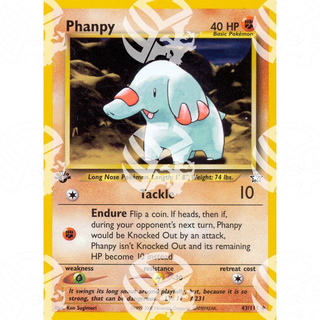 Neo Genesis - Phanpy - 43/111 - Warcard - Neo Genesis - Phanpy - 43/111 i prezzi più bassi sul mercato, solo da www.warcardshop.com! Carte singole, box, buste e mazzi.