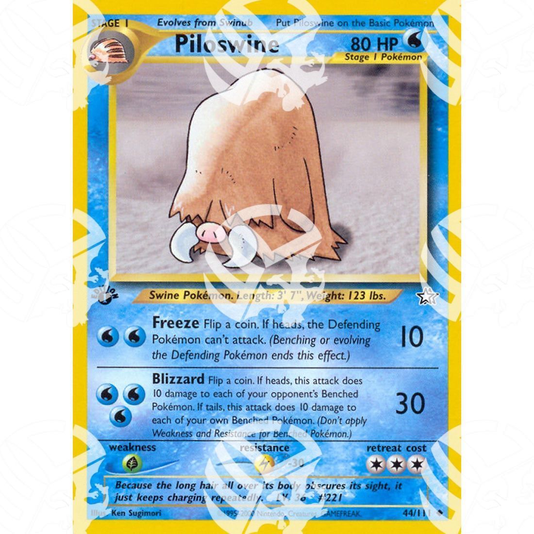 Neo Genesis - Piloswine - 44/111 - Warcard - Neo Genesis - Piloswine - 44/111 i prezzi più bassi sul mercato, solo da www.warcardshop.com! Carte singole, box, buste e mazzi.