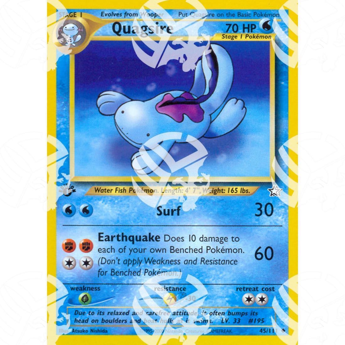 Neo Genesis - Quagsire - 45/111 - Warcard - Neo Genesis - Quagsire - 45/111 i prezzi più bassi sul mercato, solo da www.warcardshop.com! Carte singole, box, buste e mazzi.