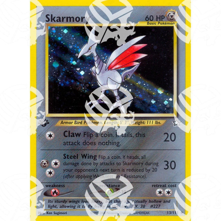 Neo Genesis - Skarmory - Holo Rare 13/111 - Warcard - Neo Genesis - Skarmory - Holo Rare 13/111 i prezzi più bassi sul mercato, solo da www.warcardshop.com! Carte singole, box, buste e mazzi.