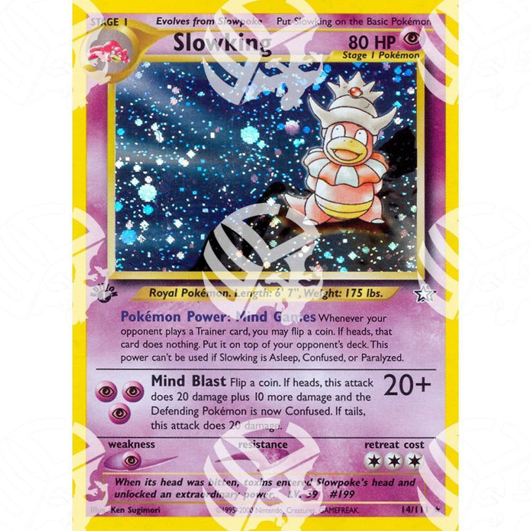 Neo Genesis - Slowking - Holo Rare 14/111 - Warcard - Neo Genesis - Slowking - Holo Rare 14/111 i prezzi più bassi sul mercato, solo da www.warcardshop.com! Carte singole, box, buste e mazzi.