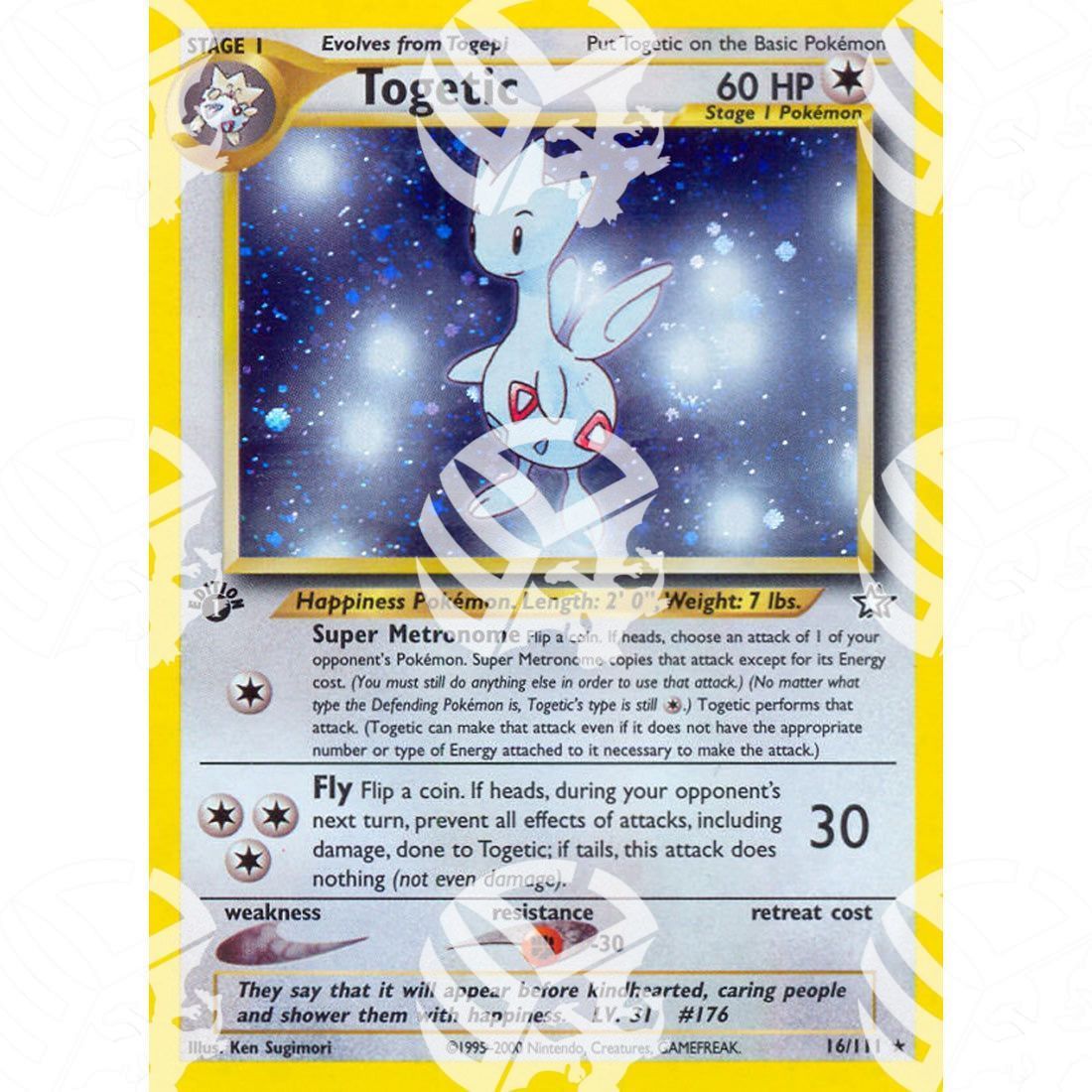 Neo Genesis - Togetic - Holo Rare 16/111 - Warcard - Neo Genesis - Togetic - Holo Rare 16/111 i prezzi più bassi sul mercato, solo da www.warcardshop.com! Carte singole, box, buste e mazzi.