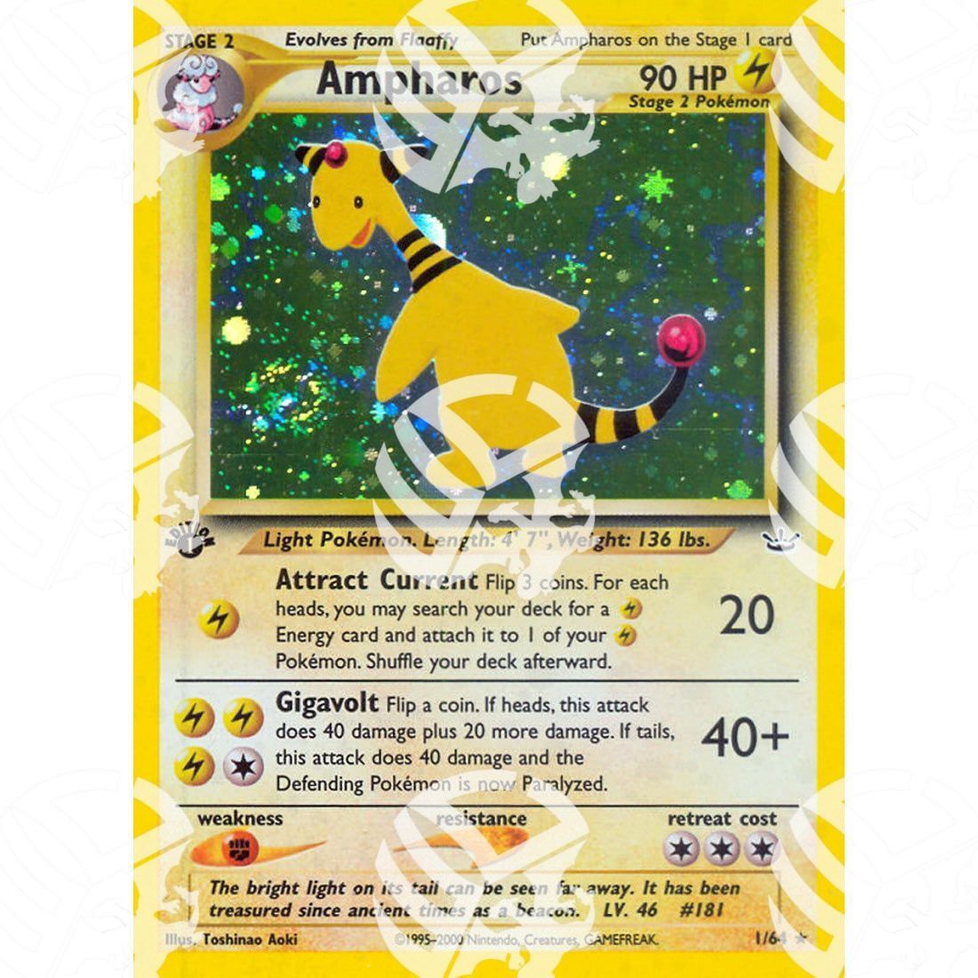 Neo Revelation - Ampharos - Holo Rare 1/64 - Warcard - Neo Revelation - Ampharos - Holo Rare 1/64 i prezzi più bassi sul mercato, solo da www.warcardshop.com! Carte singole, box, buste e mazzi.