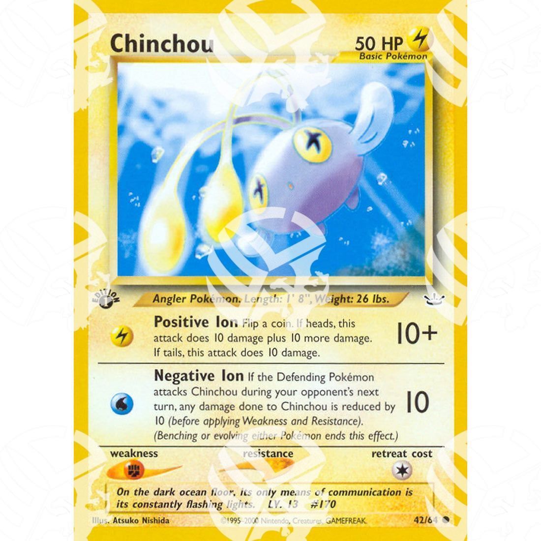 Neo Revelation - Chinchou - 42/64 - Warcard - Neo Revelation - Chinchou - 42/64 i prezzi più bassi sul mercato, solo da www.warcardshop.com! Carte singole, box, buste e mazzi.