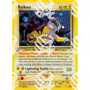 Neo Revelation - Raikou - Holo Rare 13/64 - Warcard - Neo Revelation - Raikou - Holo Rare 13/64 i prezzi più bassi sul mercato, solo da www.warcardshop.com! Carte singole, box, buste e mazzi.