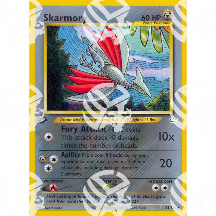 Neo Revelation - Skarmory - 23/64 - Warcard - Neo Revelation - Skarmory - 23/64 i prezzi più bassi sul mercato, solo da www.warcardshop.com! Carte singole, box, buste e mazzi.