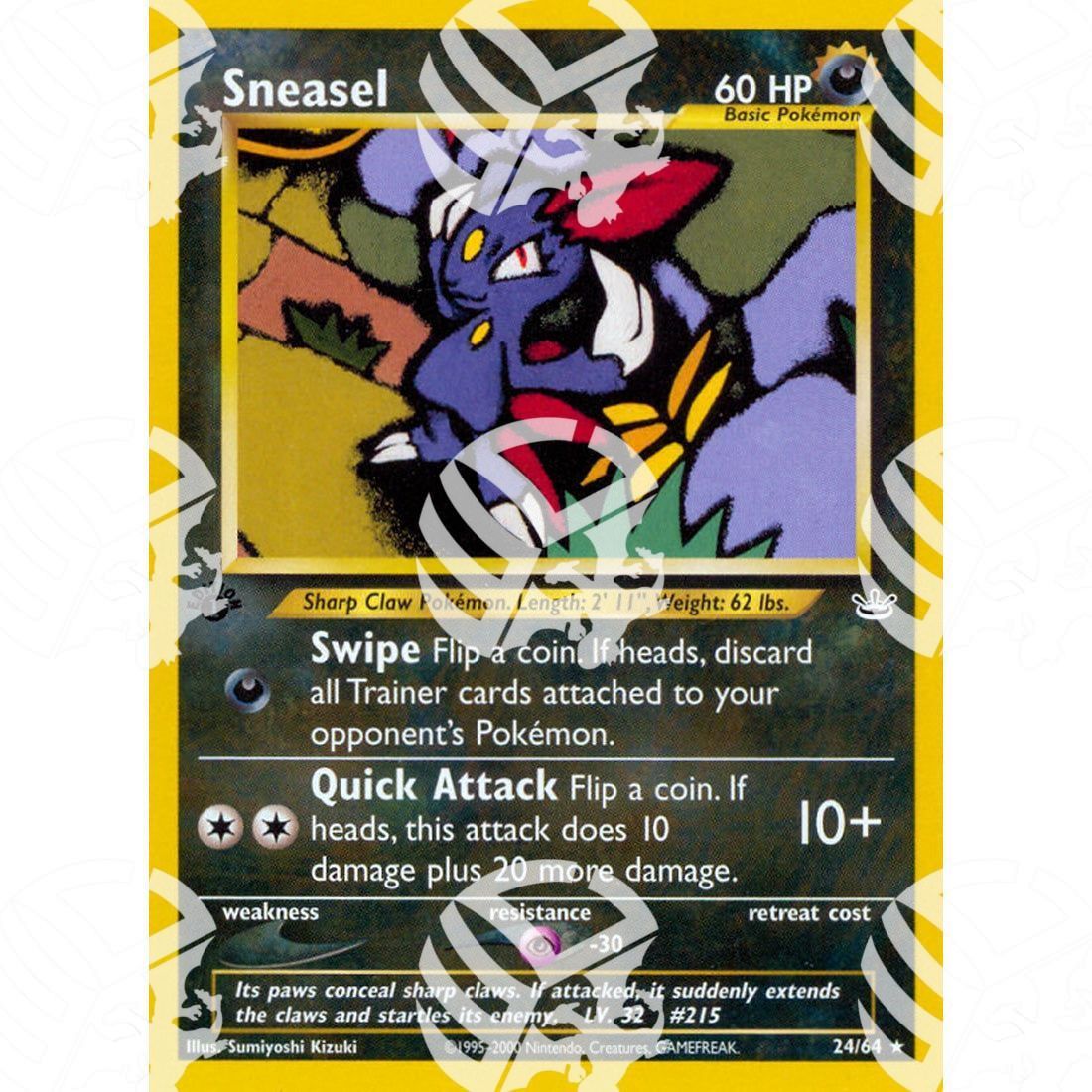 Neo Revelation - Sneasel - 24/64 - Warcard - Neo Revelation - Sneasel - 24/64 i prezzi più bassi sul mercato, solo da www.warcardshop.com! Carte singole, box, buste e mazzi.