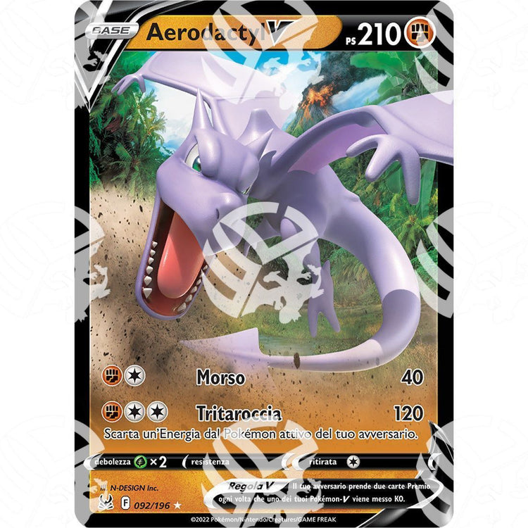 Origine Perduta - Aerodactyl V - Ultra Rare 092/196 - Warcard - Origine Perduta - Aerodactyl V - Ultra Rare 092/196 i prezzi più bassi sul mercato, solo da www.warcardshop.com! Carte singole, box, buste e mazzi.