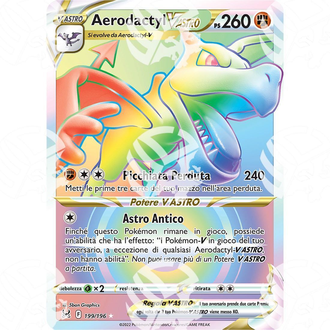 Origine Perduta - Aerodactyl VSTAR - Secret Rare 199/196 - Warcard - Origine Perduta - Aerodactyl VSTAR - Secret Rare 199/196 i prezzi più bassi sul mercato, solo da www.warcardshop.com! Carte singole, box, buste e mazzi.