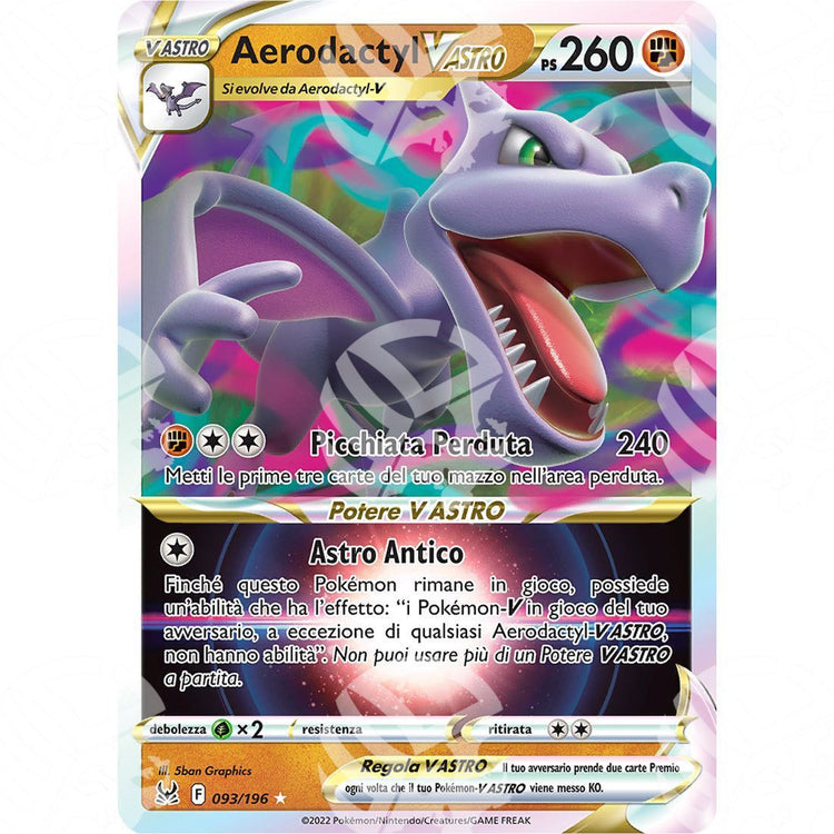 Origine Perduta - Aerodactyl VSTAR - Ultra Rare 093/196 - Warcard - Origine Perduta - Aerodactyl VSTAR - Ultra Rare 093/196 i prezzi più bassi sul mercato, solo da www.warcardshop.com! Carte singole, box, buste e mazzi.