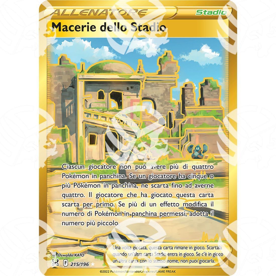 Origine Perduta - Collapsed Stadium - Secret Rare 215/196 - Warcard - Origine Perduta - Collapsed Stadium - Secret Rare 215/196 i prezzi più bassi sul mercato, solo da www.warcardshop.com! Carte singole, box, buste e mazzi.