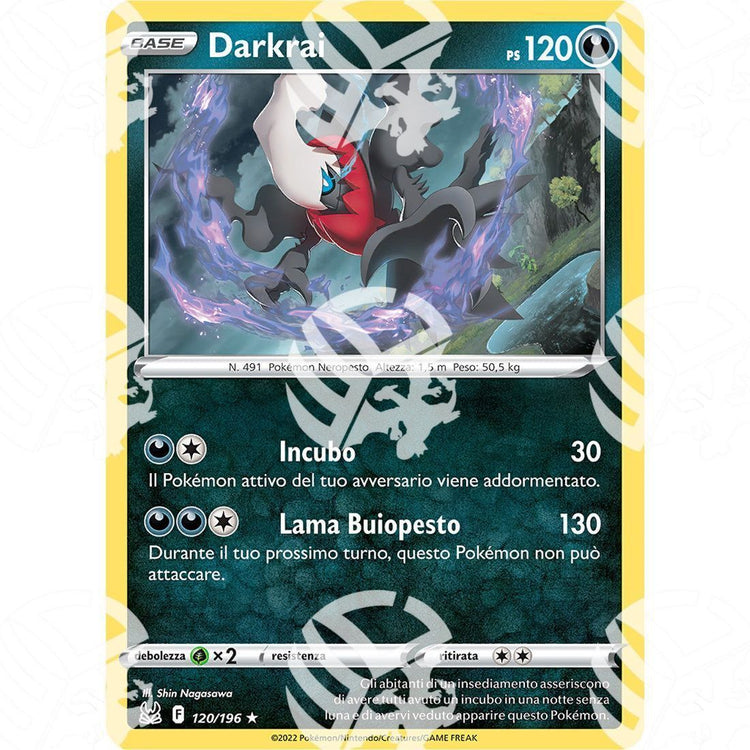 Origine Perduta - Darkrai - Holo Rare 120/196 - Warcard - Origine Perduta - Darkrai - Holo Rare 120/196 i prezzi più bassi sul mercato, solo da www.warcardshop.com! Carte singole, box, buste e mazzi.