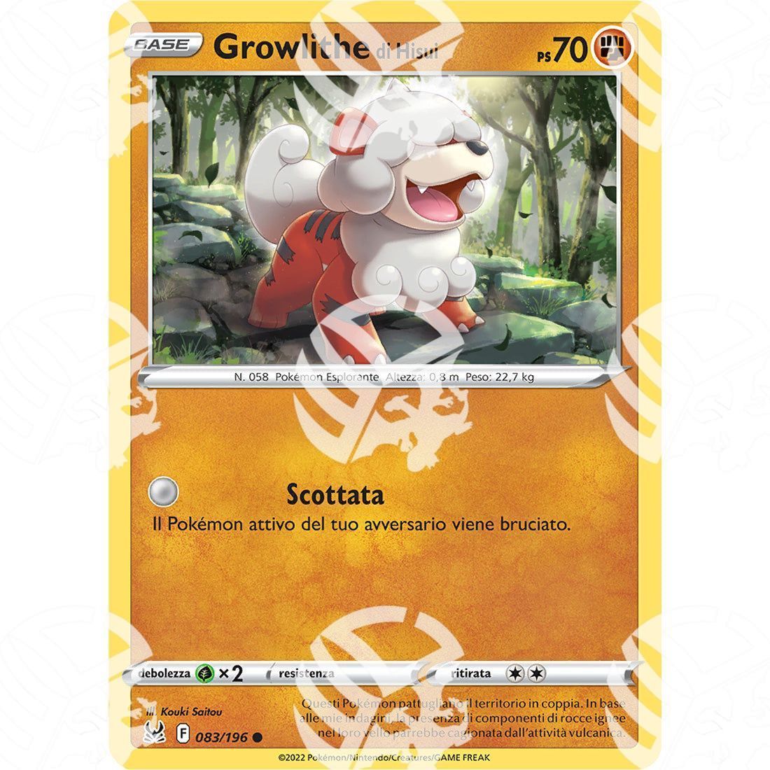 Origine Perduta - Hisuian Growlithe - 083/196 - Warcard - Origine Perduta - Hisuian Growlithe - 083/196 i prezzi più bassi sul mercato, solo da www.warcardshop.com! Carte singole, box, buste e mazzi.