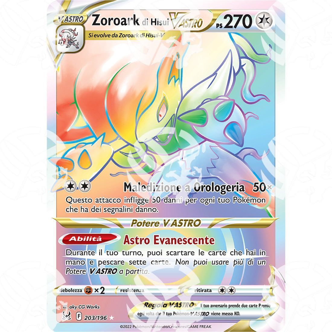 Origine Perduta - Hisuian Zoroark VSTAR - Secret Rare 203/196 - Warcard - Origine Perduta - Hisuian Zoroark VSTAR - Secret Rare 203/196 i prezzi più bassi sul mercato, solo da www.warcardshop.com! Carte singole, box, buste e mazzi.