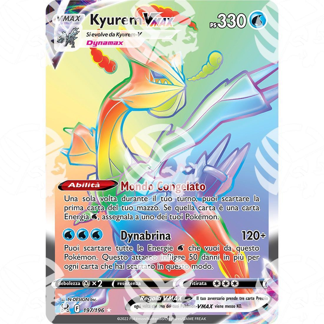 Origine Perduta - Kyurem VMAX - Secret Rare 197/196 - Warcard - Origine Perduta - Kyurem VMAX - Secret Rare 197/196 i prezzi più bassi sul mercato, solo da www.warcardshop.com! Carte singole, box, buste e mazzi.