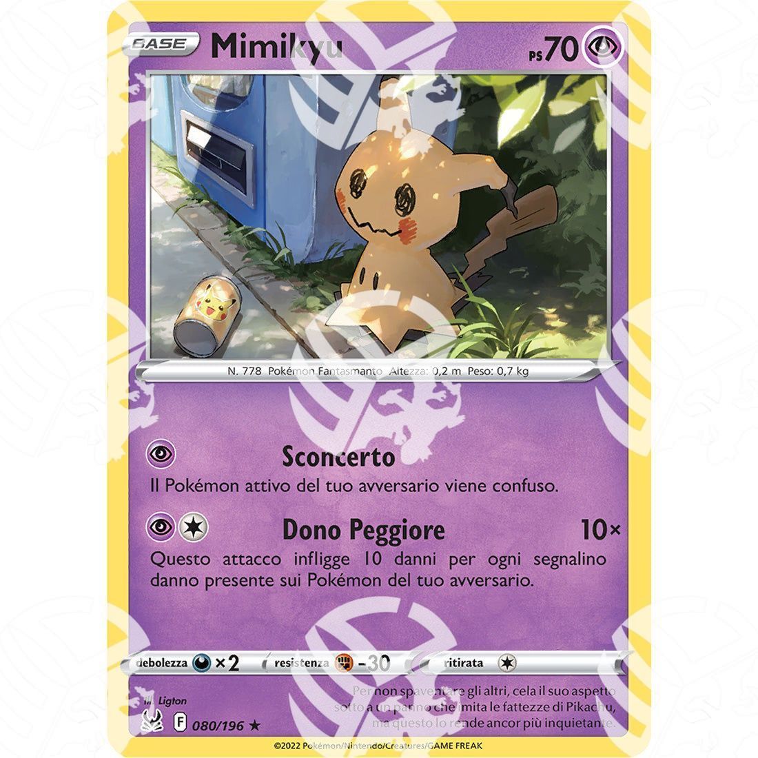 Origine Perduta - Mimikyu - 080/196 - Warcard - Origine Perduta - Mimikyu - 080/196 i prezzi più bassi sul mercato, solo da www.warcardshop.com! Carte singole, box, buste e mazzi.