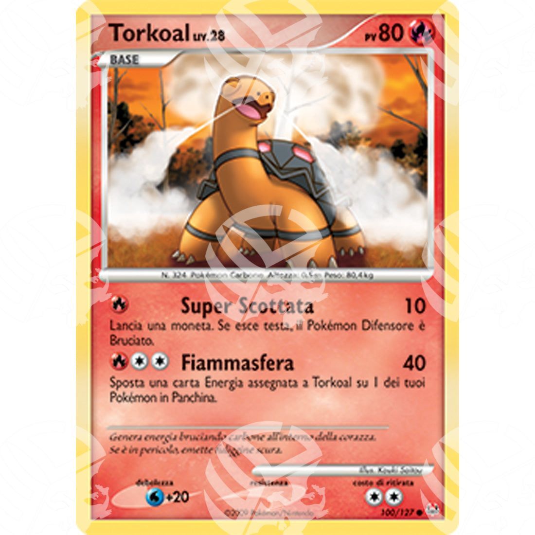 Platino - Torkoal Lv.28 - 100/127 - Warcard - Platino - Torkoal Lv.28 - 100/127 i prezzi più bassi sul mercato, solo da www.warcardshop.com! Carte singole, box, buste e mazzi.