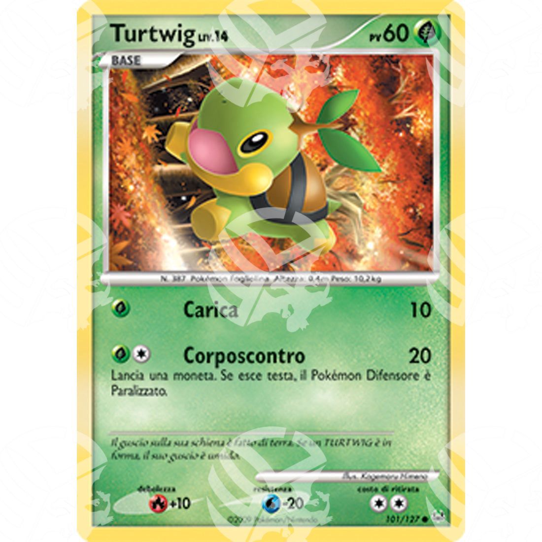 Platino - Turtwig Lv.14 - 101/127 - Warcard - Platino - Turtwig Lv.14 - 101/127 i prezzi più bassi sul mercato, solo da www.warcardshop.com! Carte singole, box, buste e mazzi.