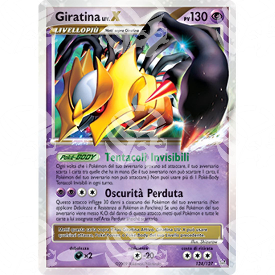 Platino - Giratina LV.X - Holo Rare 124/127 - Warcard - Platino - Giratina LV.X - Holo Rare 124/127 i prezzi più bassi sul mercato, solo da www.warcardshop.com! Carte singole, box, buste e mazzi.